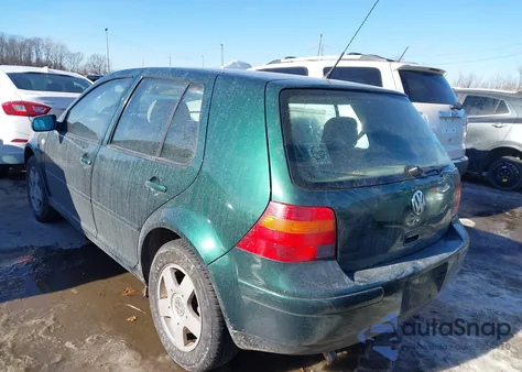 2001 Volkswagen Golf Gls from USA, damaged, VIN 9BWGT61J814055912